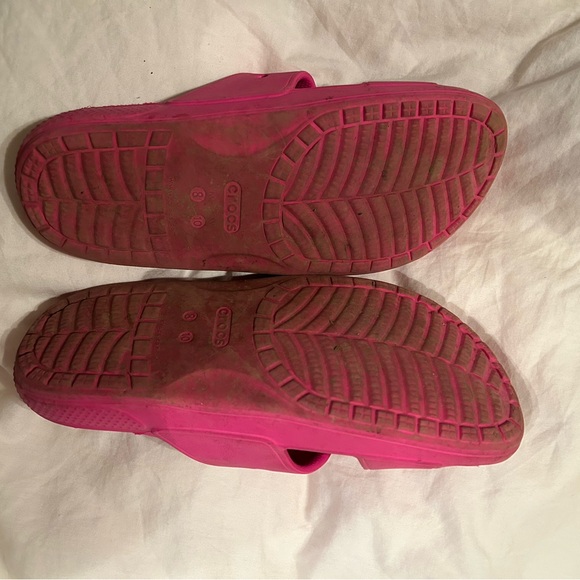 Pink Crocs Slide Sandals - Picture 2 of 3